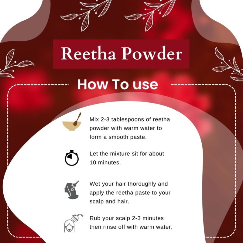 REETHA POWDER HOW TO USE