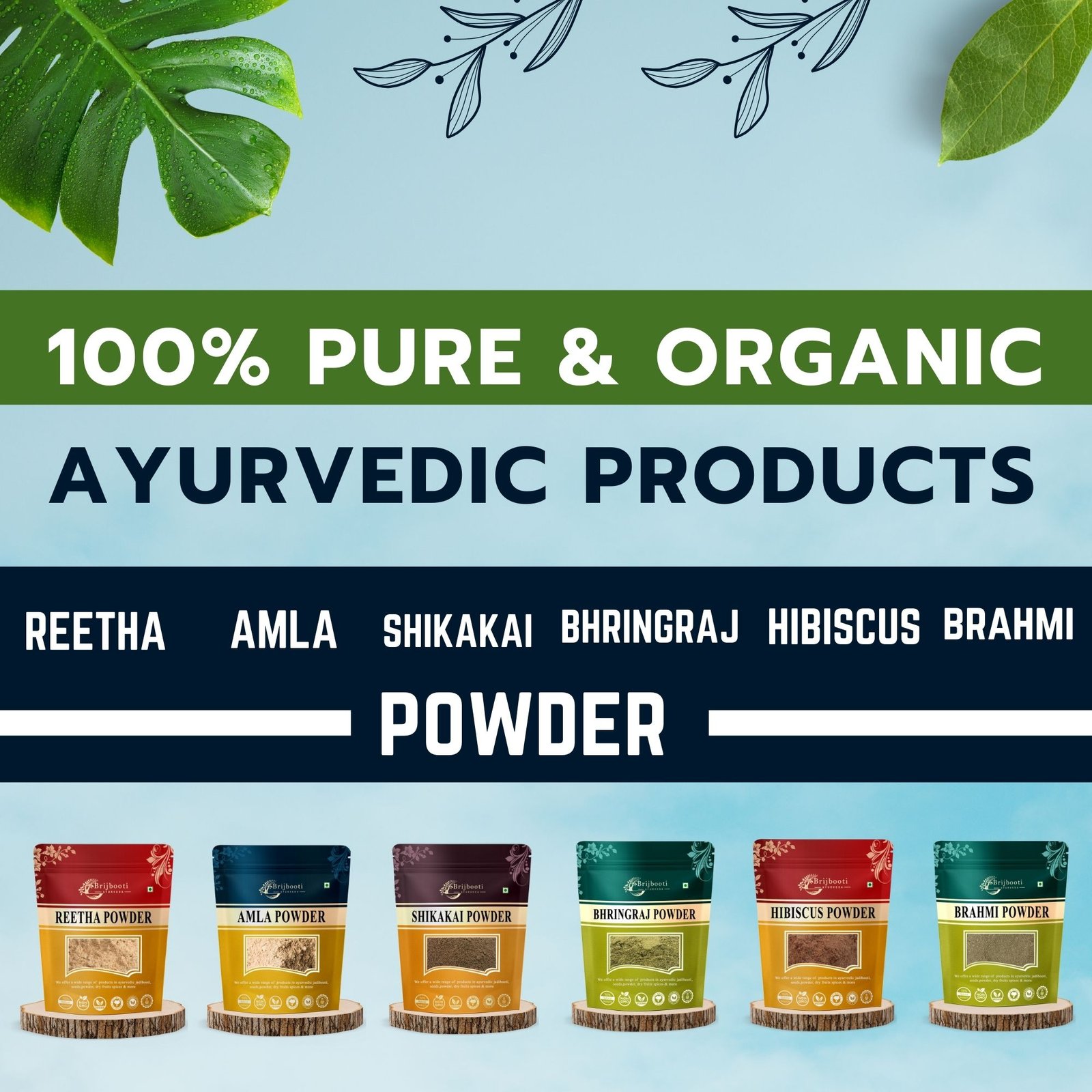 REETHA AMLA SHIKAKAI BHRINGRAJ HIBISCUS