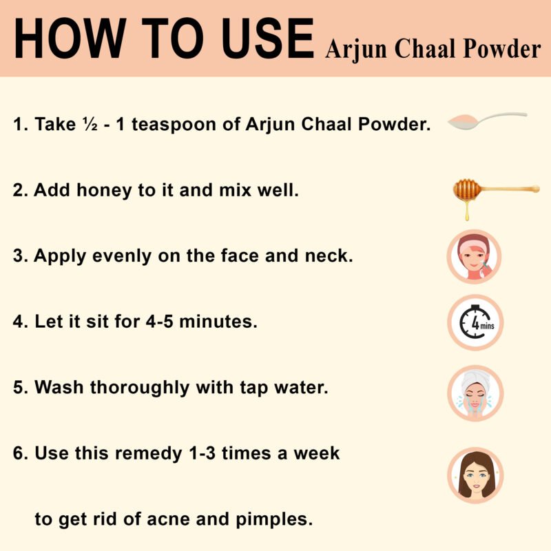 ARJUN CHAAL POWDER HOW TO USE