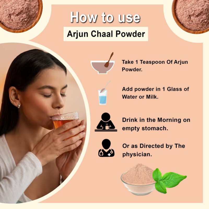 ARJUN CHAAL POWDER HOW TO USE