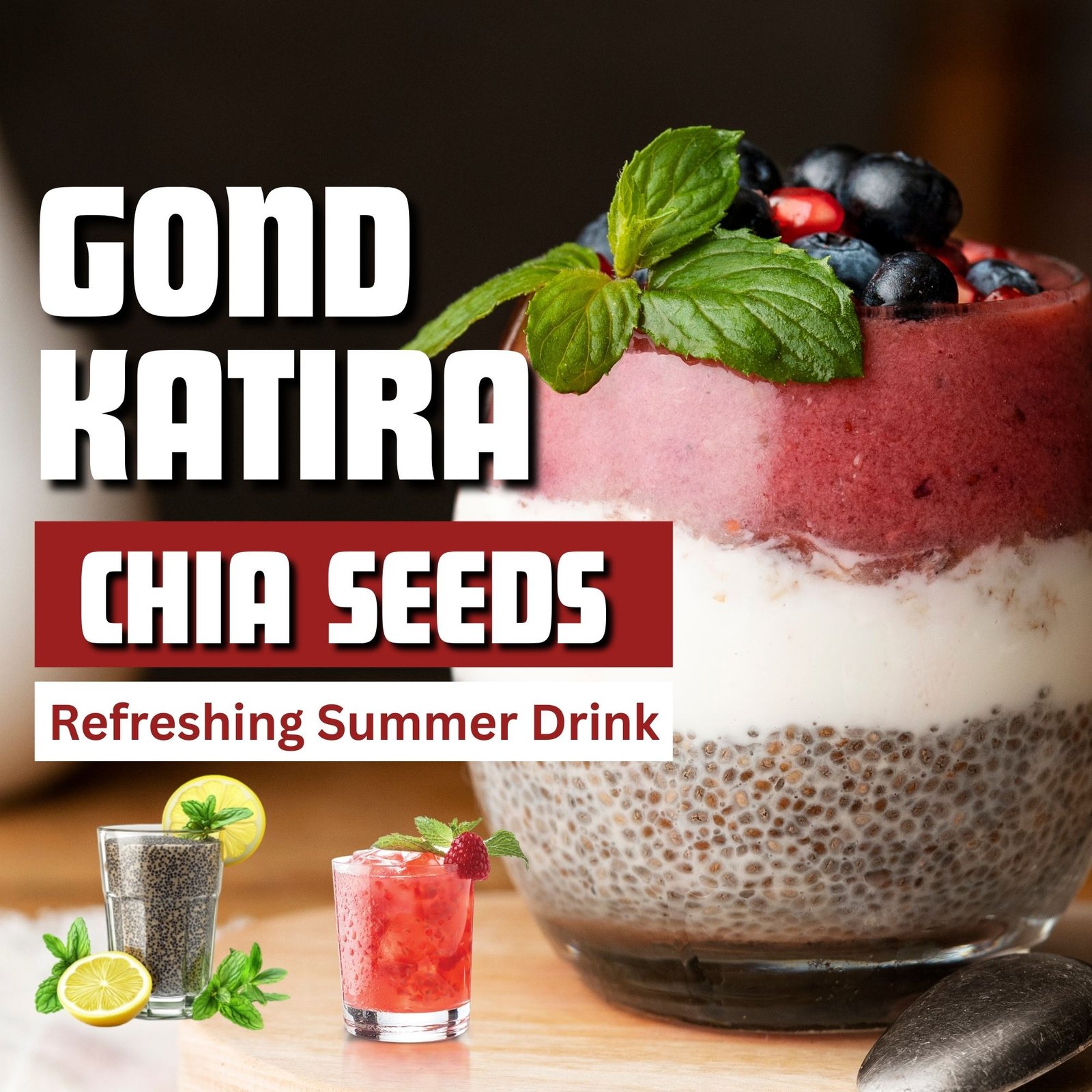 Gond katira and Chia seeds Combo