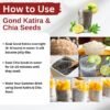 Gond katira and Chia seeds Combo