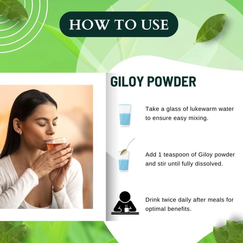 How to use Giloy Powder