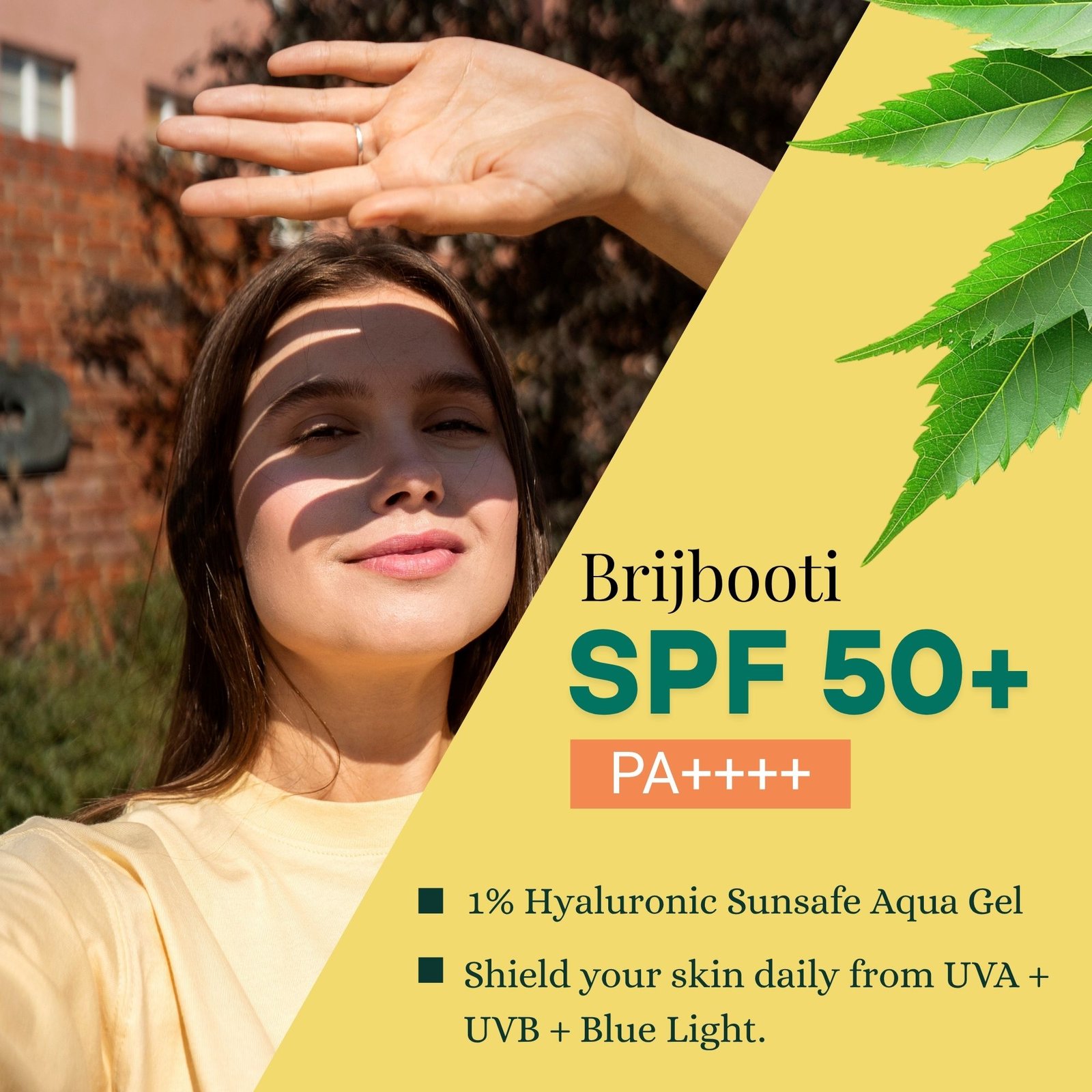 Sunscreen spf 50+ Pa++++