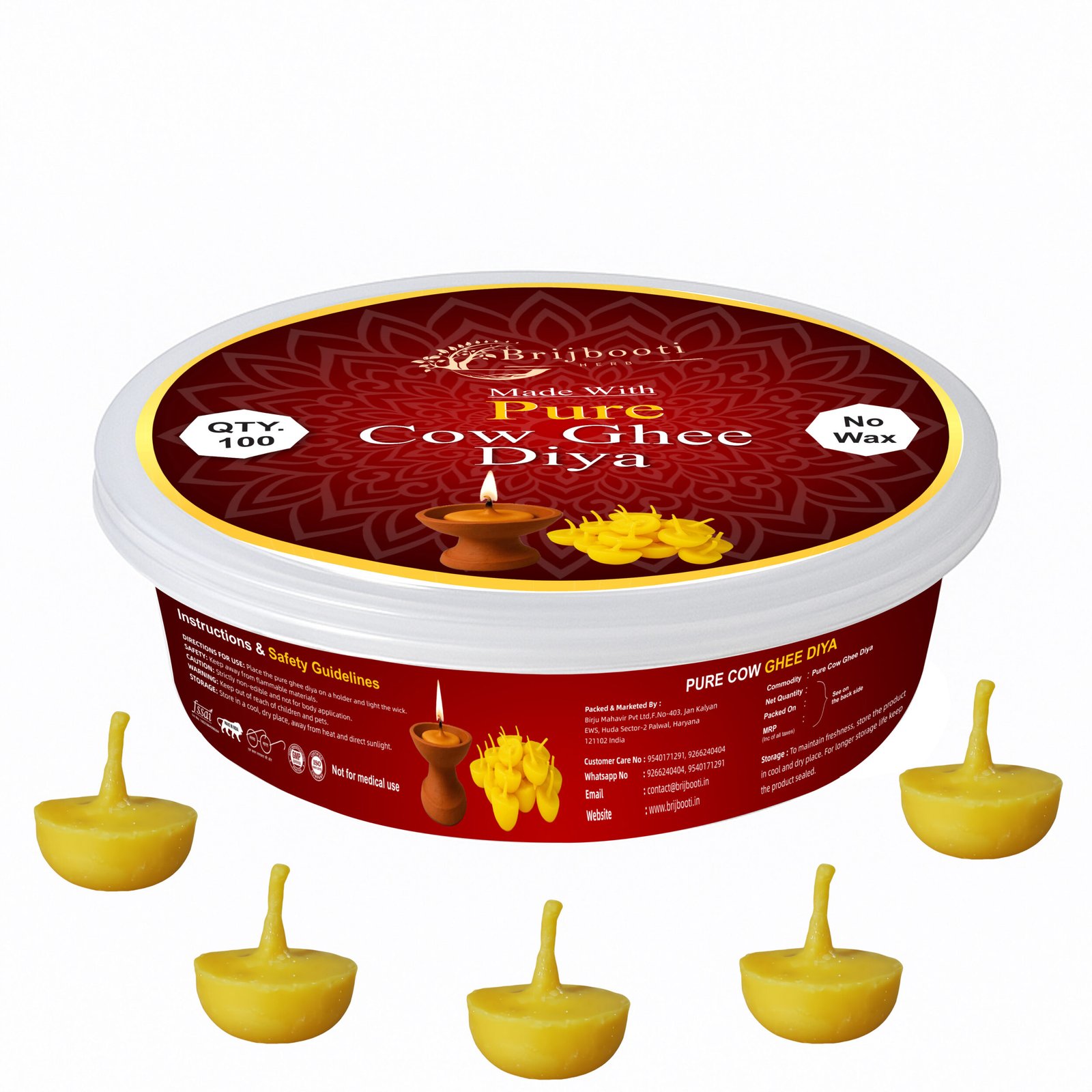 Cow Ghee Diya 100